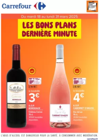 Prospectus Carrefour Contact Deuil La Barre : LES BONS PLANS DE DERNIERE MINUTE “SPECIAL VINS”