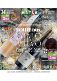 Prospectus Supermarchés Match Rambervillers : FOIRE AU VINS PRINTEMPS 2025