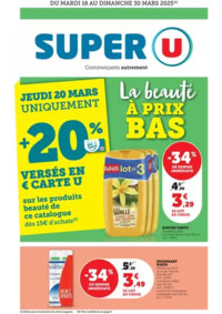 Prospectus Super U BRIEY : Spécial Beauté