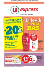 Prospectus U Express SISTERON : Spécial Beauté