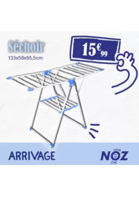 Prospectus Noz Sablé sur Sarthe : ARRIVAGE Séchoir