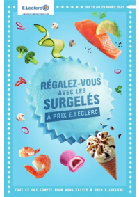 Prospectus E.Leclerc HIRSON : SURGELES - DIGITALE - MIXTE