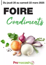 Prospectus Promocash : Foire Condiments