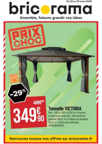 Prospectus Bricorama ORGEVAL : Prix choc