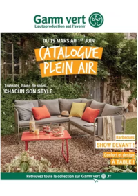 Prospectus Gamm vert CHATEAUBRIANT : CATALOGUE PLEIN AIR