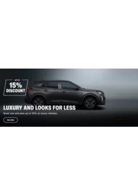 Prospectus Sixt PARIS LA DEFENSE - SIXT SAS : Save up to 15% on luxury vehicles