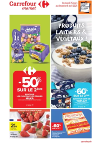 Prospectus Carrefour Market Aigueperse : PRODUITS LAITIERS ET VÉGÉTAUX