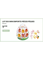 Prospectus Alice Délice : Lot de 6 mini emporte-pièces en plastique Pâques