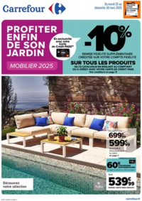 Prospectus Carrefour BOISSEUIL : MOBILIER DE JARDIN: OFFRE EXCLUSIVE CLIENTS PASS