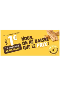 Prospectus La mie câline ANGERS : Un menu malin à prix mini