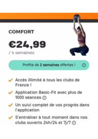 Prospectus Basic-Fit Joué les Tours Bd Jean Jaurès : Profite de 2 semaines offertes