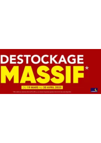 Prospectus La Compagnie du lit Saint Herblain : Destockage Massif