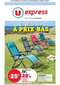 Prospectus U Express STRASBOURG - Rue des Jésuites : Plein air