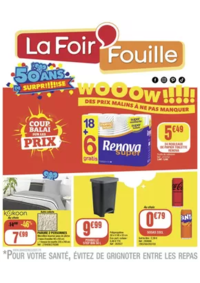 Prospectus La Foir'Fouille AURAY 8 rue de Kerguelen Zone de Kerbais : Des prix malins à ne pas manquer