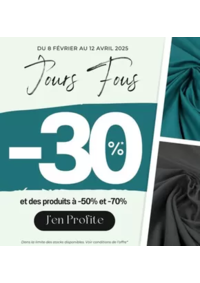 Prospectus TOTO ROUEN 30 place des Carmes : -30% immédiat sur une sélection de produits et jusqu’à -50% et -70% sur d’autres articles !