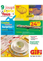 Prospectus  : 9 jours à prix fous