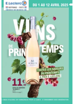Prospectus E.Leclerc : Vins de printemps