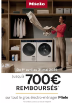 Prospectus Connexion : Jusqu'à 700€ remboursés sur tout le gros électro-ménager MIELE