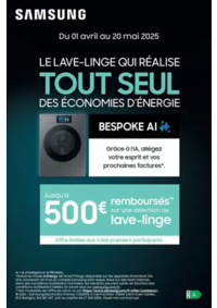 Prospectus Copra CERCY LA TOUR : SAMSUNG VOUS REMBOURSE JUSQU'A 500€