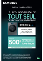 Prospectus Copra : SAMSUNG VOUS REMBOURSE JUSQU'A 500€