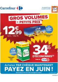 Prospectus Carrefour Contact Vieux Mareuil : GROS VOLUMES = PETITS PRIX