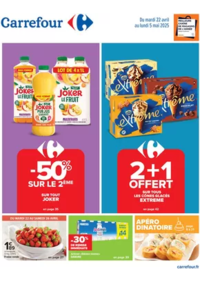 Prospectus Carrefour Contact SAUGUES : -50% SUR LE 2ÈME SUR TOUT JOKER