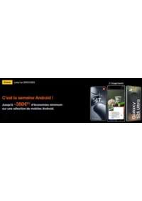 Prospectus Boutique Orange METZ : C'est la semaine Android !