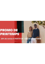Promos et remises  : 20% de remise A PARTIR DE 150€ DE COMMANDE