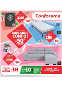Prospectus Conforama NICE : Mon mois Confo
