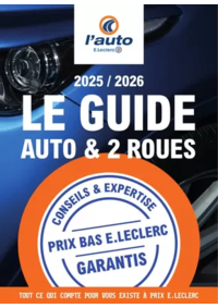 Prospectus L'auto E.Leclerc Biscarrosse : GUIDE EQUIPEMENT AUTO 2025/2026
