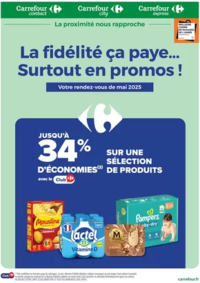 Prospectus Carrefour city Briançon : LA FIDELITE, CA PAYE... SURTOUT EN PROMOS EN MAI !