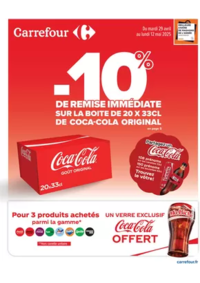 Prospectus Carrefour city Briançon : 10% DE REMISE IMMEDIATE COCA ORIGINAL ET PLUS DE PROMOS