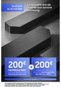 Prospectus Boulanger Cormontreuil : Jusqu'à 200€ remboursés sur une sélection de barre de son Samsung