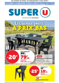 Prospectus Super U MONTMEDY : Les beaux jours !