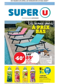 Prospectus Super U ST BRICE EN COGLES : Les beaux jours !