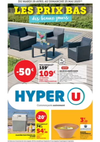 Prospectus Hyper U MONTMOROT : Les beaux jours !