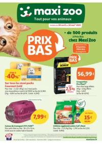 Prospectus maxi zoo : National : Maxi Zoo, tout pour vos animaux - Prix Bas