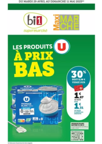 Prospectus Maximarché Amancey : LES PRODUITS U À PRIX BAS