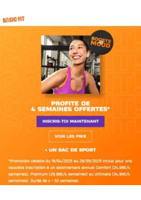 Prospectus Basic-Fit Vierzon : Profite de 4 semaines offertes
