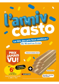 Prospectus Castorama ANGOULEME : La fête des prix fous continue !