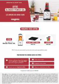 Prospectus Copra PEIPIN : MAGIMIX VOUS OFFRE JUSQU'A 125€ DE CADEAUX