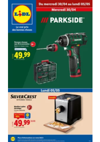 Prospectus Lidl LOURDES : Parkside est de retour en supermarché ! Ne manquez pas nos offres !