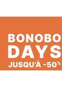 Prospectus Bonobo Montluçon Saint Jacques : Bonobo days Jusqu'à -50%