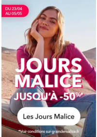 Prospectus Grain de Malice Houdemont : Jour Malice