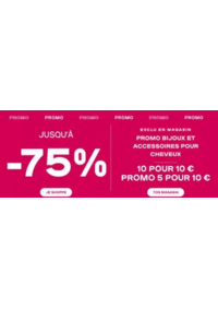 Prospectus Claire's CLERMONT-FERRAND : Jusqu'à -75%