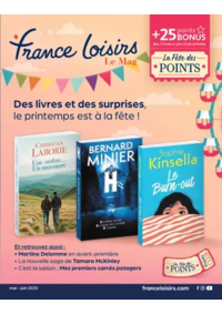 Prospectus France loisirs Moulins : Mai - Juin 2025