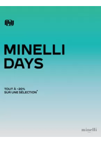 Prospectus Minelli Villeneuve-la-Garenne : Minelli days Jusqu'à -20%