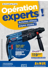 Prospectus Samse matériaux SALLANCHES : Opération experts !