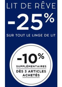 Prospectus Eurodif ORLÉANS : -25% SUR LE LINGE DE LIT