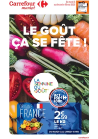 Prospectus Carrefour Drive BAGNOLS SUR CÈZE : LE GOÛT ÇA SE FÊTE